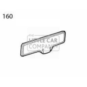160 nummerplaat houder achter mk1/2 salloon