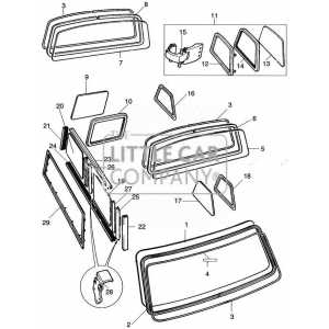 tekening onderdelen classic mini 204