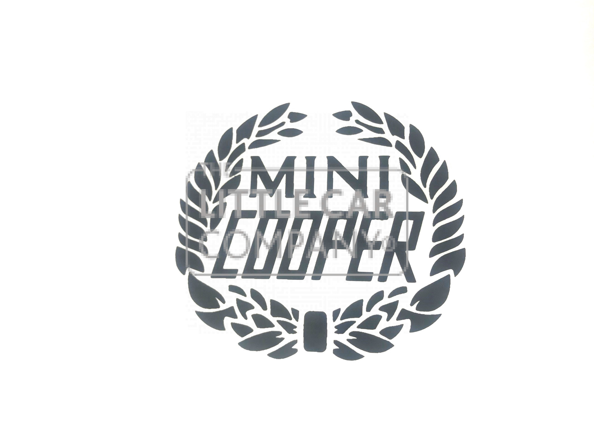 sticker COOPER LAUREL zwart