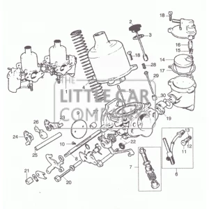 Carburateur rebuild kit voor su dubbele hs4