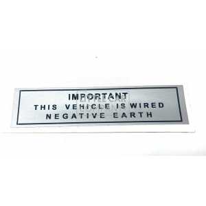 STICKER NEGATIEVE AARDE