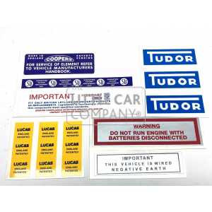 STICKERS COOPERS TUDOR SET