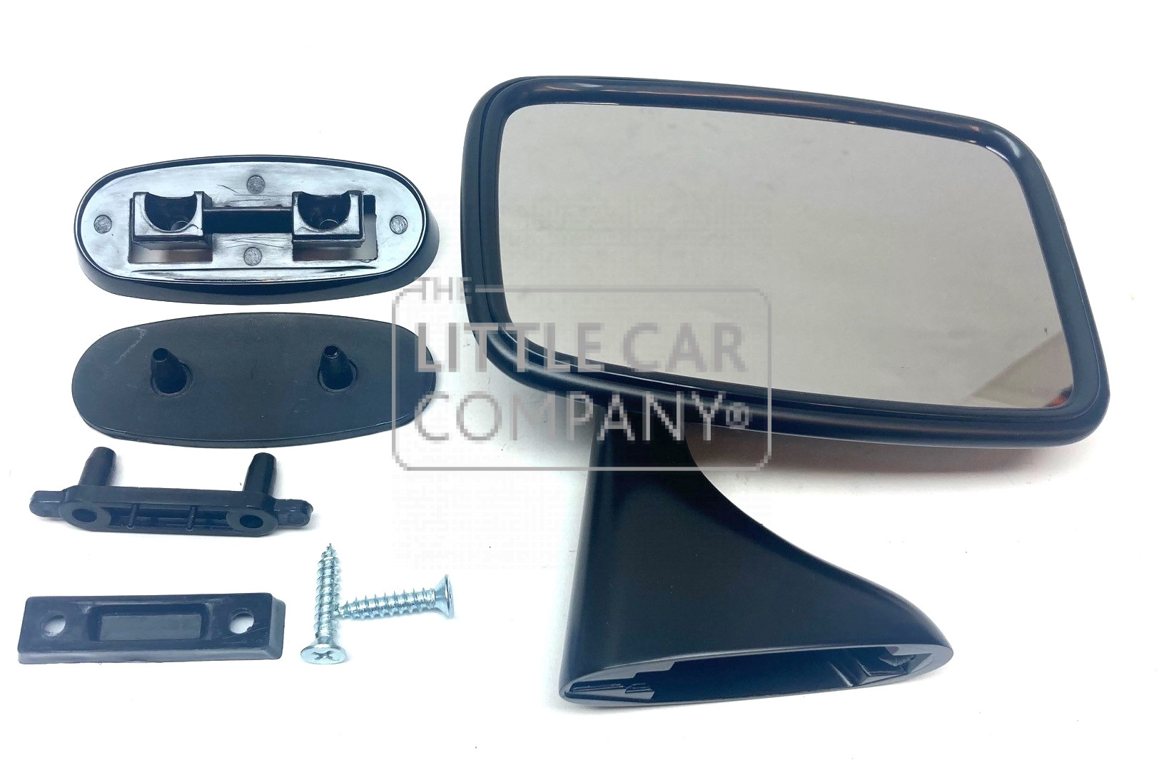 CLASSIC MINI COOPER TEX SPIEGEL LINKS ZWART