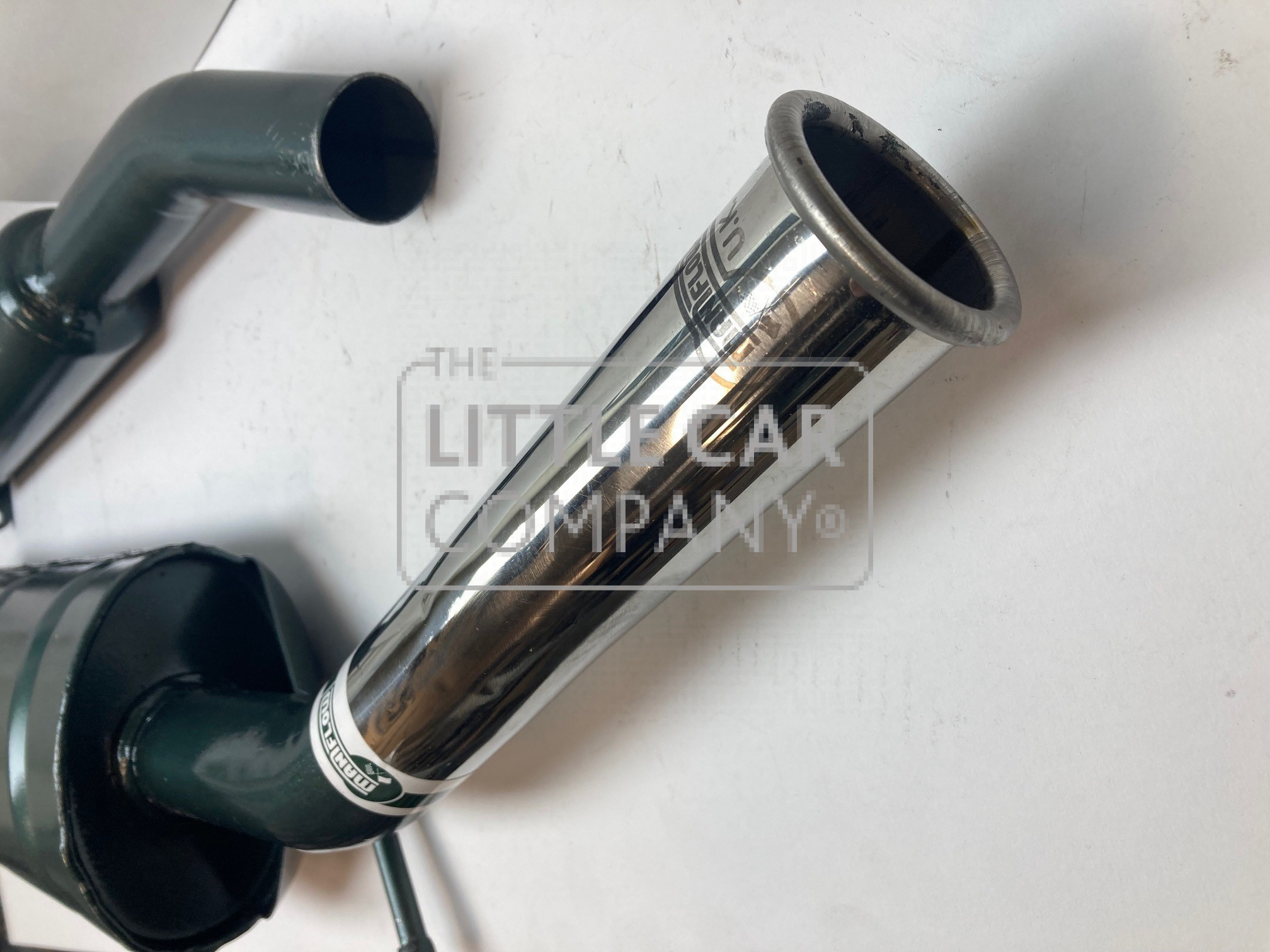 maniflow side exit dubbele demper uitlaat - Afbeelding 2