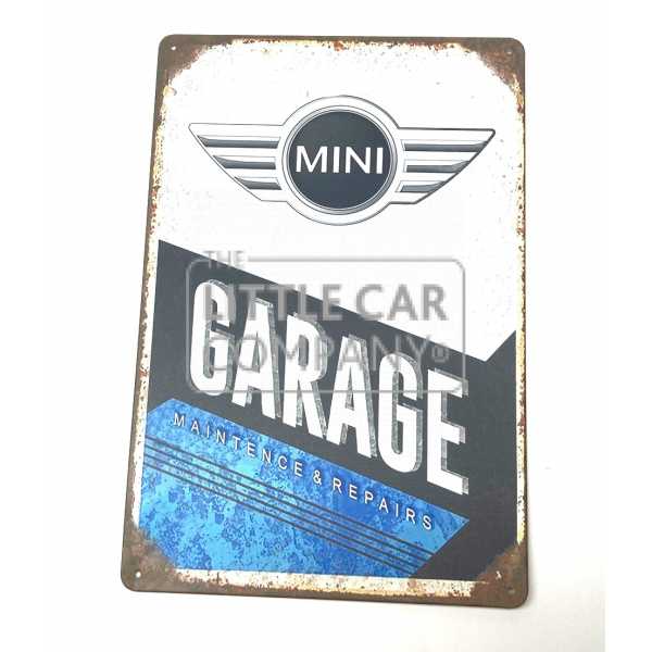 Set van 7 decoratieve metalen borden, 20 x 30 cm, vintage decoratie