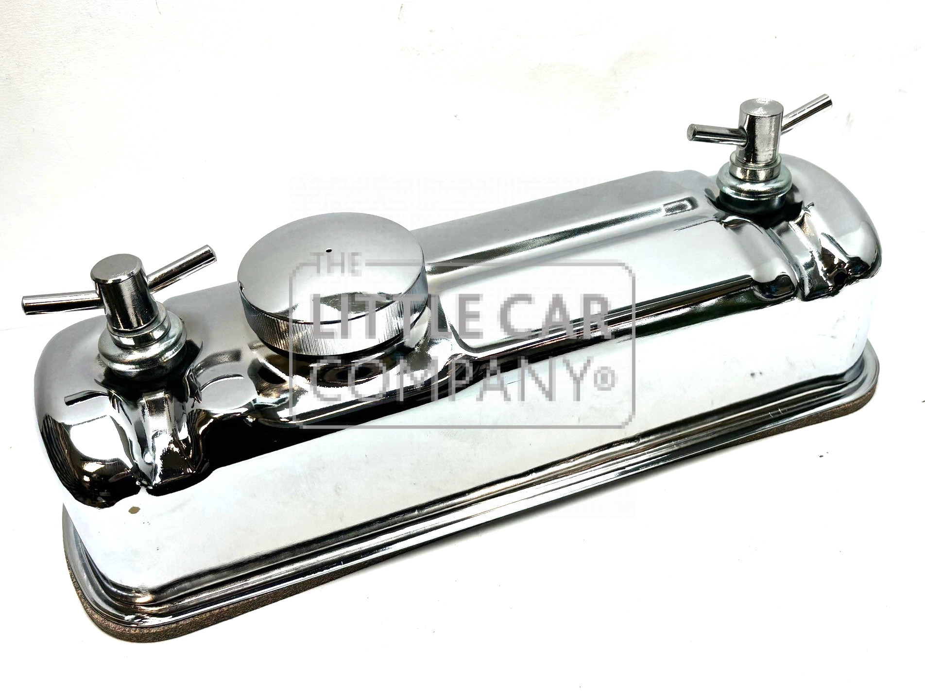 MINI 'A SERIES' KLEPPENDEKSEL CHROOM COMPLEET + T-BARS