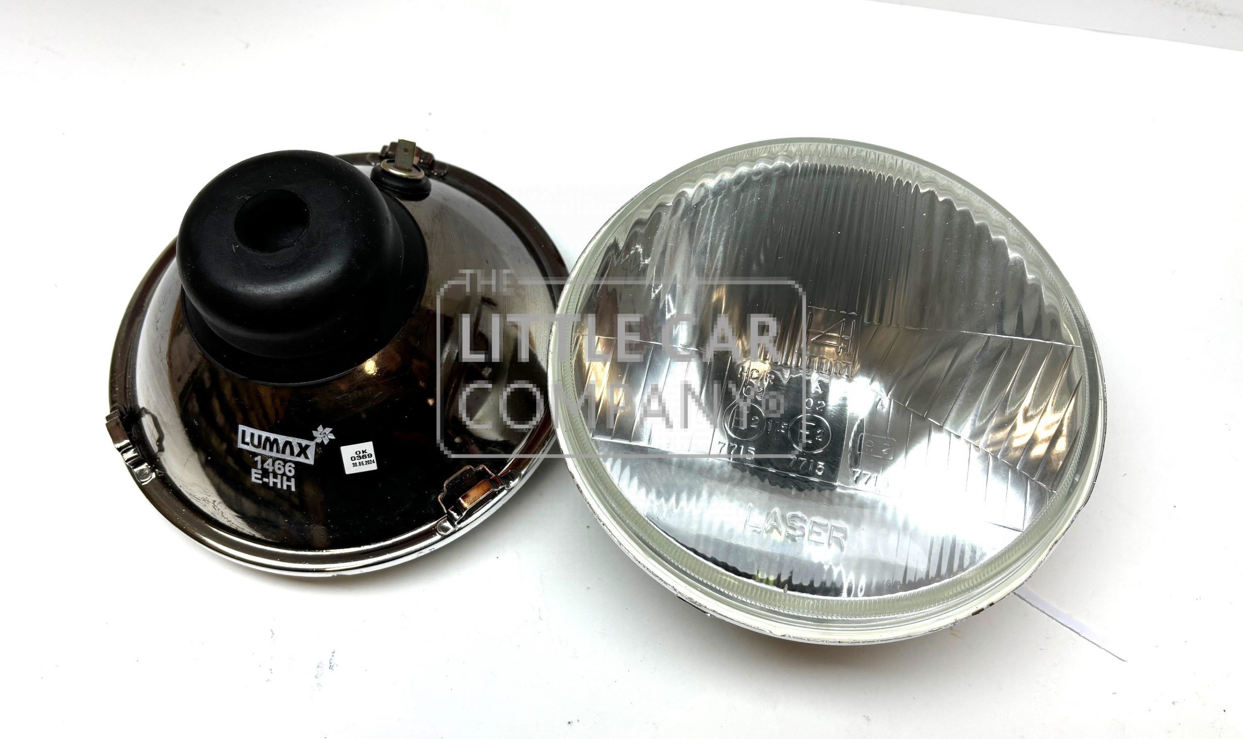 7 INCH KOPLAMPEN SET , PLAT GLAS+STADSLICHT