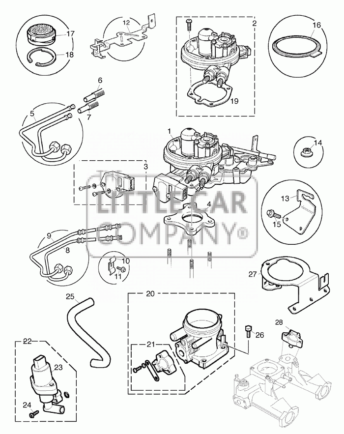 spi throttle body positie sensor MMJ10003 - Afbeelding 2