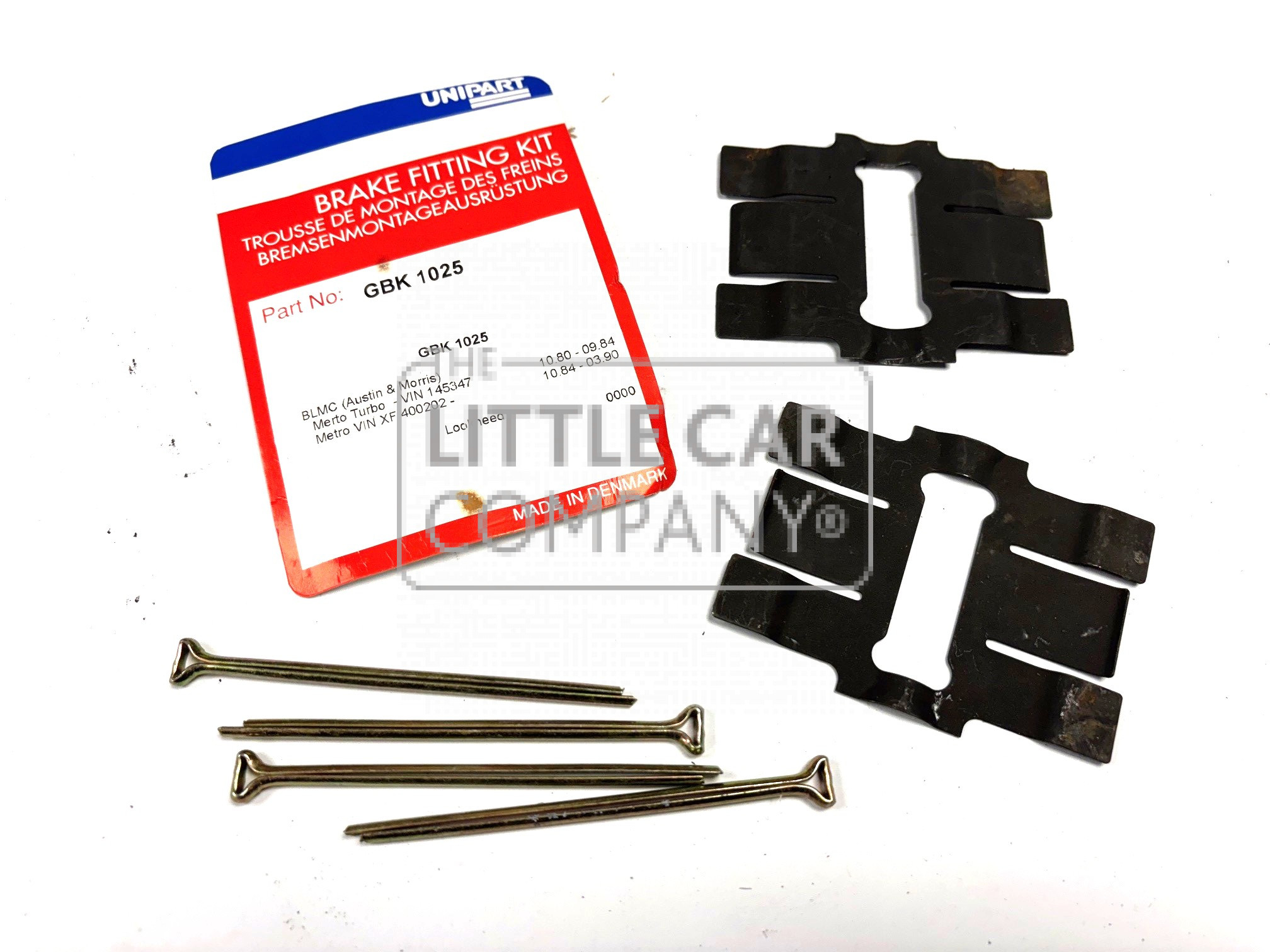 Bevestigingspennen & Brake Pad Clips voor 4-zuiger Remklauwen – Set voor Geventileerde Schijven