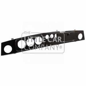 Carbonfiber Dashboard Classic Mini Pre-MPI – 3 Klokken + 3 Extra 52mm Klokken, Chroom, Linksgestuurd